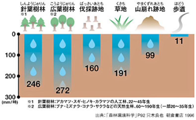 水源涵養量